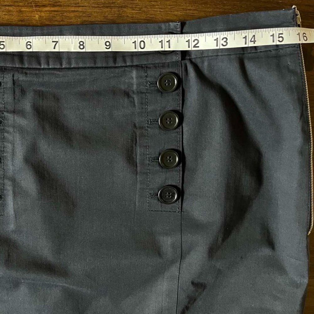 Ann Taylor Button Accent Pencil  Casual Career  Size 10 - Picture 5 of 7